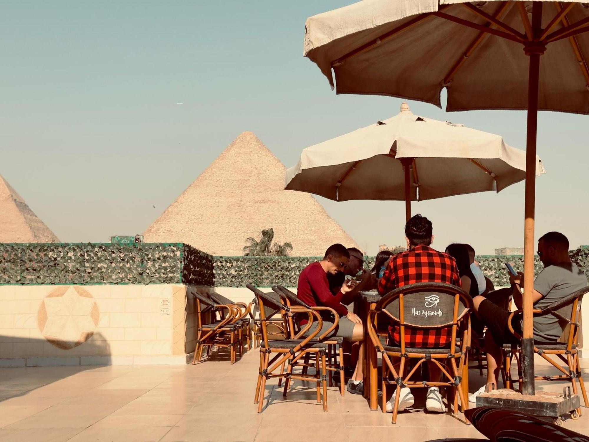 Hur Pyramids Land Inn Kafret el-Gabal Extérieur photo