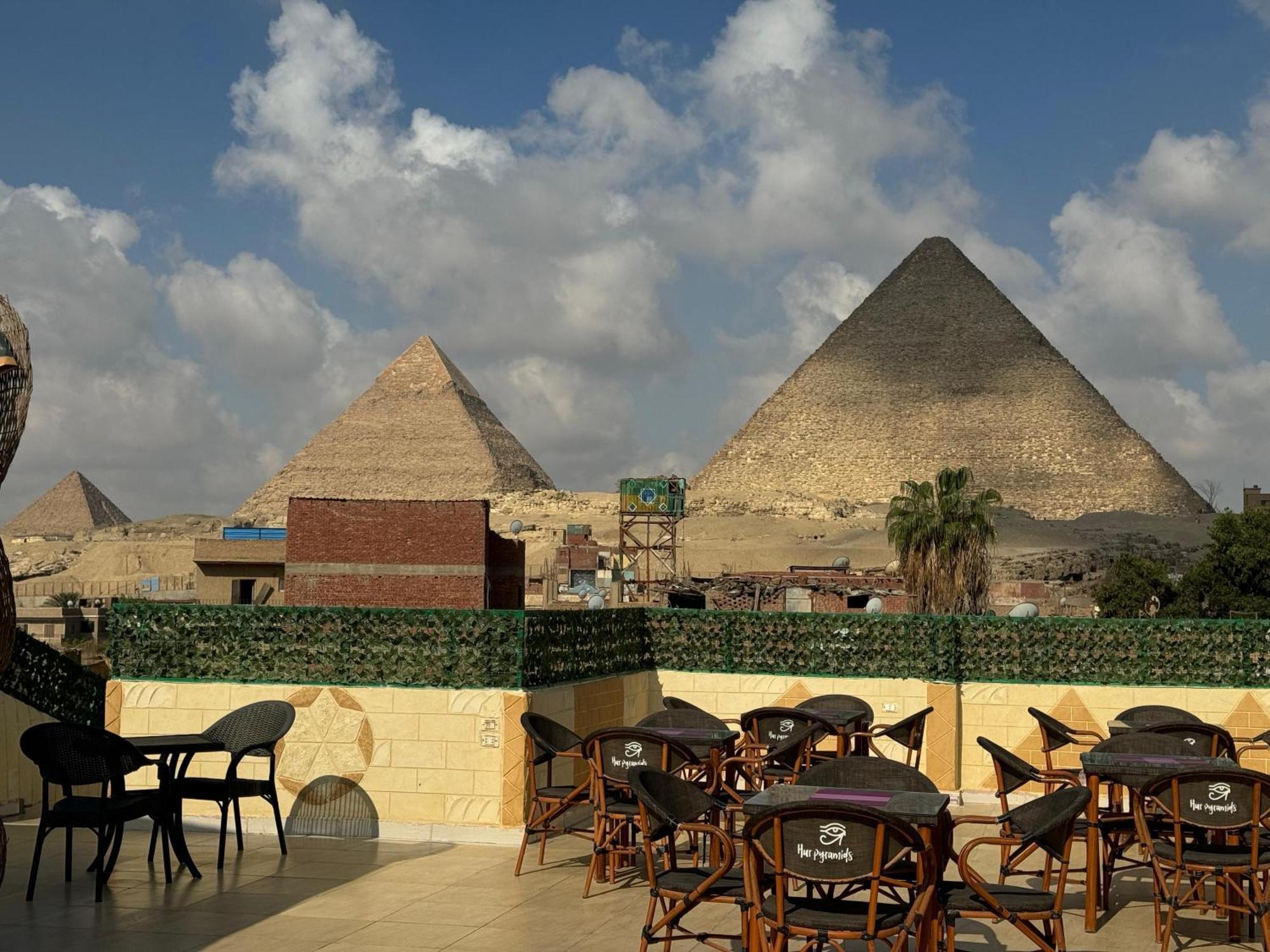 Hur Pyramids Land Inn Kafret el-Gabal Extérieur photo